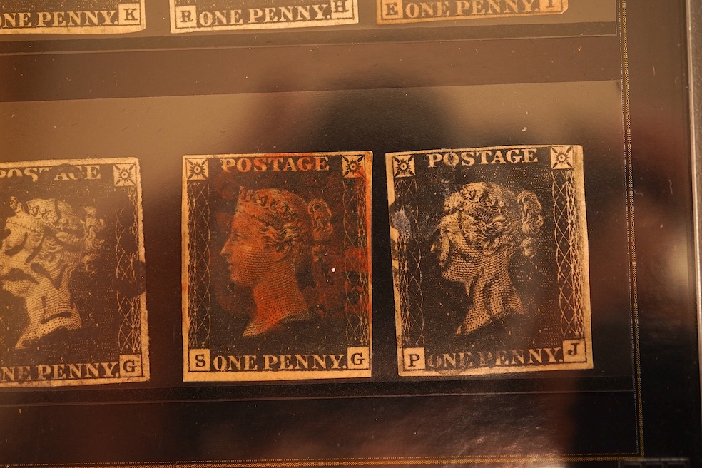 The Penny Black Plate collection in Westminster Collection case with certificate
